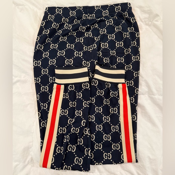 Other - Gucci GG Blue Jacquard Cotton Joggers Men’s Size Small
